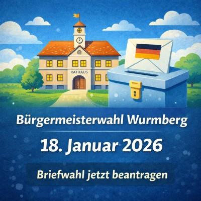 Bürgermeisterwahl Wurmberg: Briefwahl jetzt beantragen